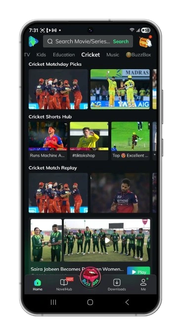 Live Matches & Score Tracking
